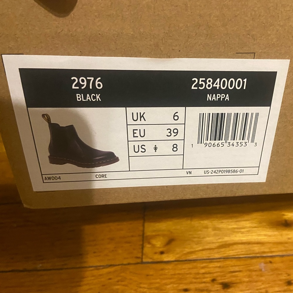 Dr. Martens Black Nappa Women's Boots